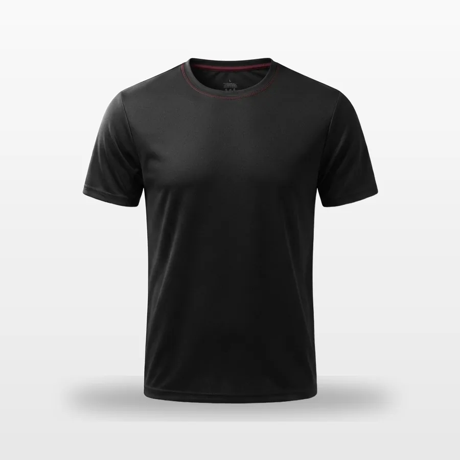 Training tee with custom print placement